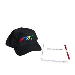 eBay Open 2022 Swag Set Baseball Hat Pen Notebook Ball Cap
